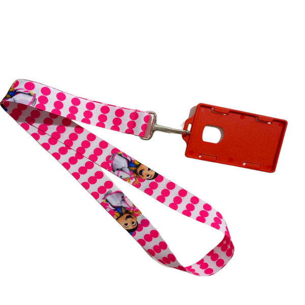 LANYARD AGNE BLACO FUCSIA