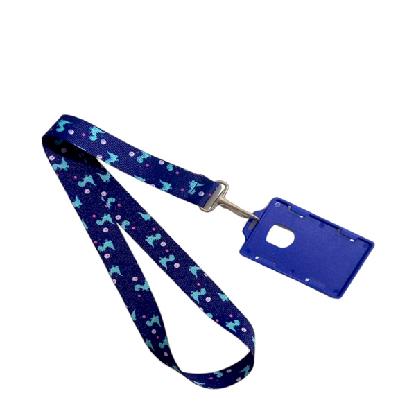 LANYARD DINOSAURIOS AZUL OSCURO