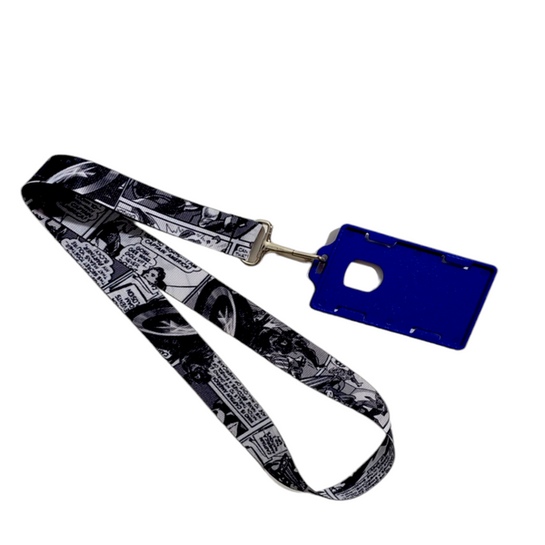 LANYARD CAPITAN AME GRIS