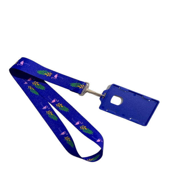 LANYARD FLAMINGOS AZUL