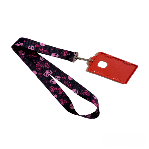 LANYARD CALAVERAS ROSA