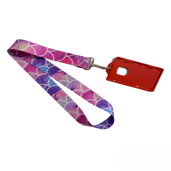 LANYARD ESCAMAS BLANCO