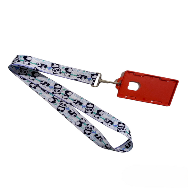 LANYARD PANDA BLANCO