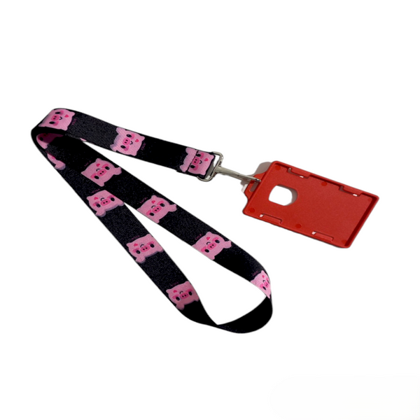 LANYARD PIGS NEGRO