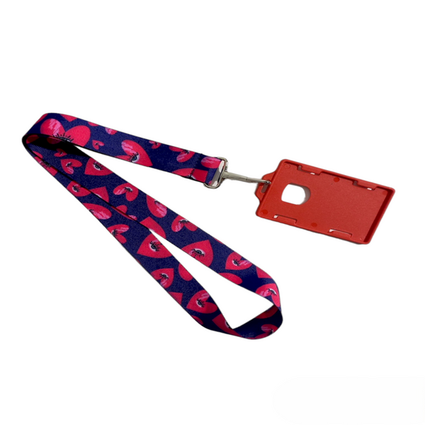 LANYARD CORAZONES TURCO AZUL OSCURO