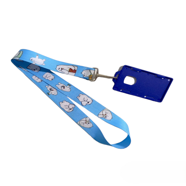 LANYARD POLAR AZUL CLARO