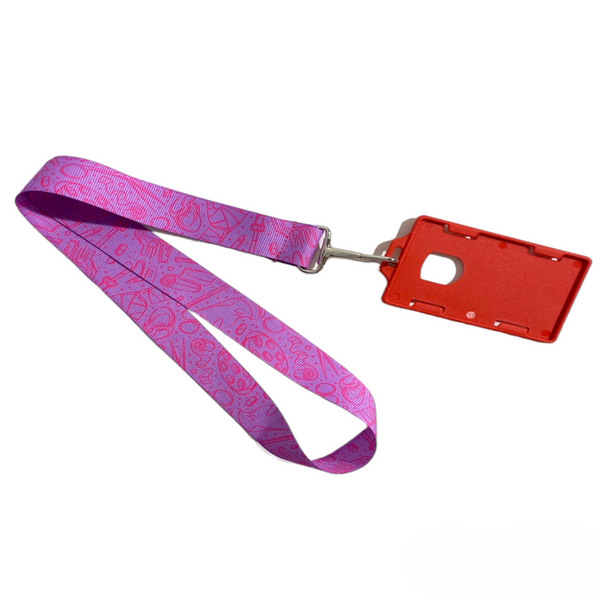 LANYARD INSTRUMENTADOR QUIRÚRGICO LILA