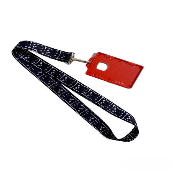 LANYARD GATOS NEGRO