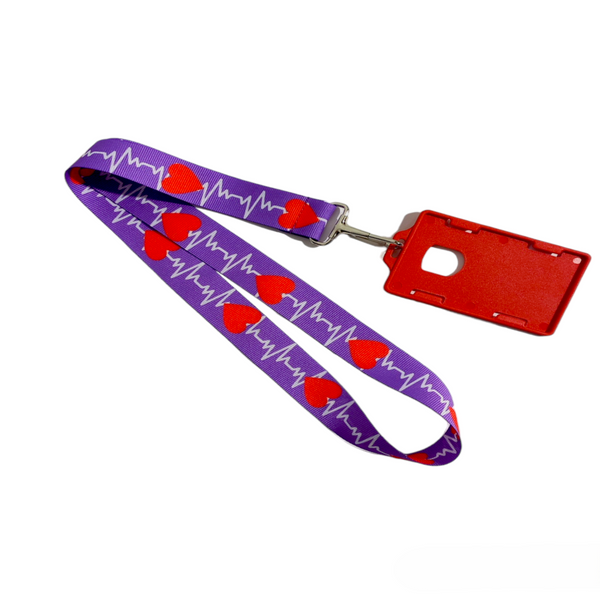 LANYARD LATIDO MORADO
