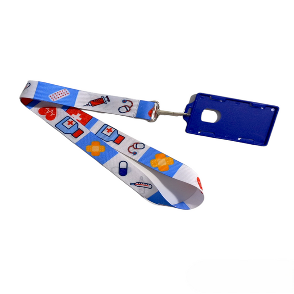 LANYARD ICONOS BLANCO