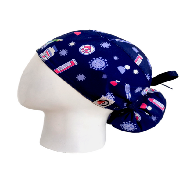 VACUNACION MUJER AZUL OSCURO