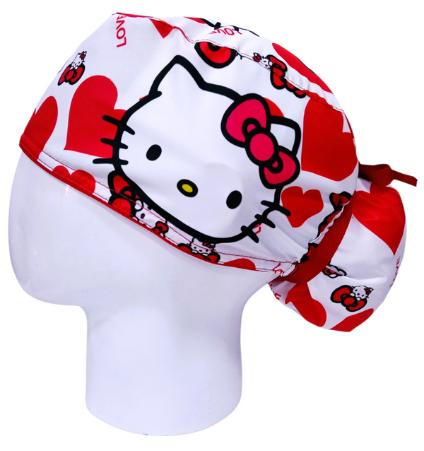 HELLO KITTY CORAZONES ROJOS