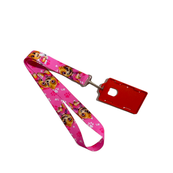 LANYARD SKY ROSADO PAW PATROL