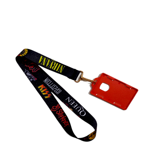 LANYARD LOGOS BANDAS DE ROCK